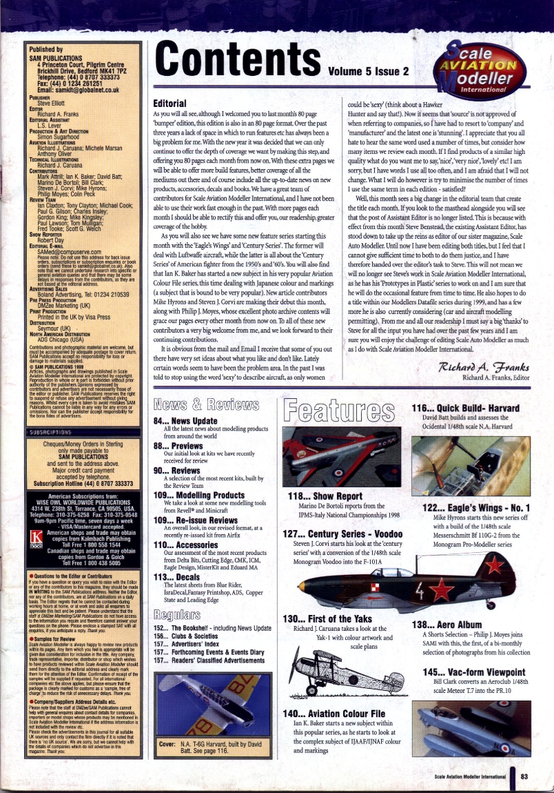 Scale Aviation Modeller International 1999-02